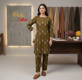 2 Piece LawnDigital Print Suit Design LS203 – Elegant Ladies Summer Outfit | Soft & Breathable Fabric