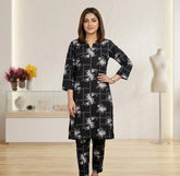 2 Piece – Cotton Digital Print Suit ( Design LS172)