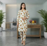 2 Piece – Cotton Digital Print Suit ( Design LS136)