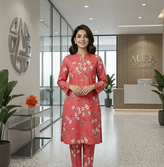 2 Piece Lawn Digital Print Suit Design LS195 – Elegant Ladies Summer Wear | Soft & Breathable Cotton Fabric