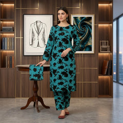 2 Piece Lawn Digital Print Suit Design LS196