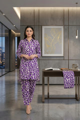 2 Piece LawnDigital Print Suit Design LS198 – Elegant Ladies Summer Outfit | Soft & Breathable Fabric
