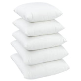 Pack of 5 White Filled Cushions FC 2