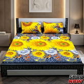 Cotton Satin King Size Bed Sheet STN 034