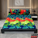 Cotton Satin King Size Bed Sheet STN 040