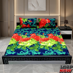 Cotton Satin King Size Bed Sheet STN 040