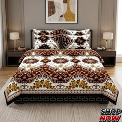 Cotton Satin King Size Bed Sheet STN 040