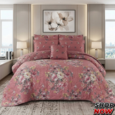 7 Pcs Comforter Set King Size Design KCC 88