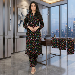 2 Piece LawnDigital Print Suit Design LS197 – Stylish Ladies Summer Wear | Soft & Breathable Fabric