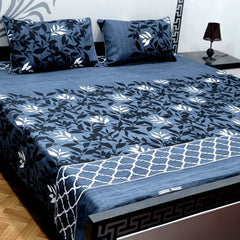 Cotton Satin King Size Bed Sheet STN 029