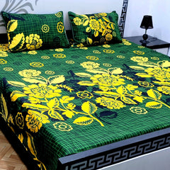 Cotton Satin King Size Bed Sheet STN 039
