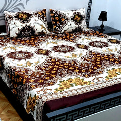 Cotton Satin King Size Bed Sheet STN 004