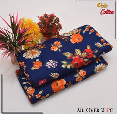2 Piece – Cotton Digital Print Suit ( Design LS139)