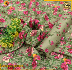 2 Piece – Cotton Digital Print Suit ( Design LS150)