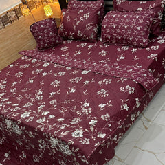 7 Pcs Comforter Set King Size Design KCC 00361