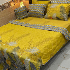 7 Pcs Comforter Set King Size Design KCC 00387