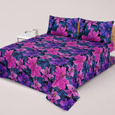 3PCS KING COTTON BED SHEET B-802