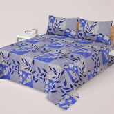 3PCS KING COTTON BED SHEET B-801