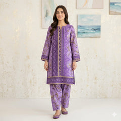 🌿 2 Piece Lawn Digital Print Suit Design LS662