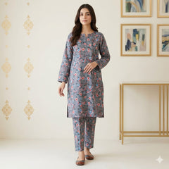 🌿 2 Piece Lawn Digital Print Suit Design LS655
