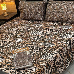 3PCS KING COTTON BED SHEET B-8583