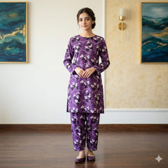 2 Piece Lawn Digital Print Suit Design LS218
