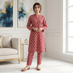 2 Piece LawnDigital Print Suit Design LS211 – Elegant Ladies Summer Wear | Soft & Breathable Fabric