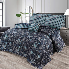 7 Pcs Comforter Set King Size Design KCC 94