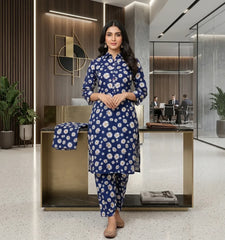 2 Piece LawnDigital Print Suit Design LS188 – Elegant Ladies Summer Collection | Soft & Breathable Cotton Fabric