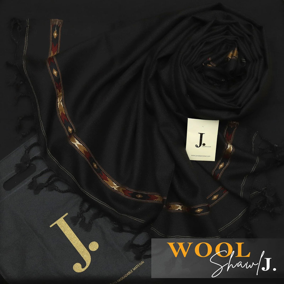(Men's wool Shawl) 0263