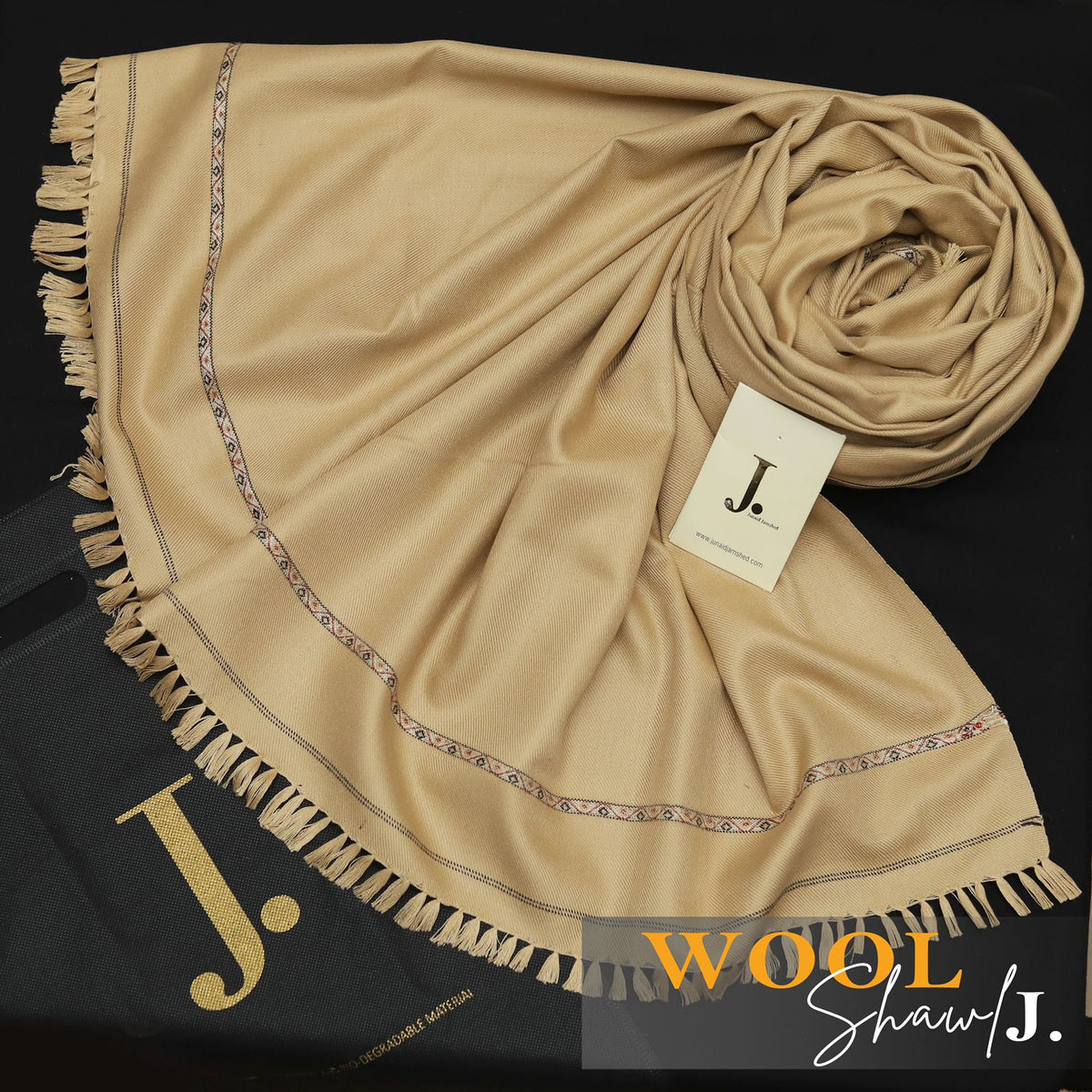 (Men's wool Shawl) 0255
