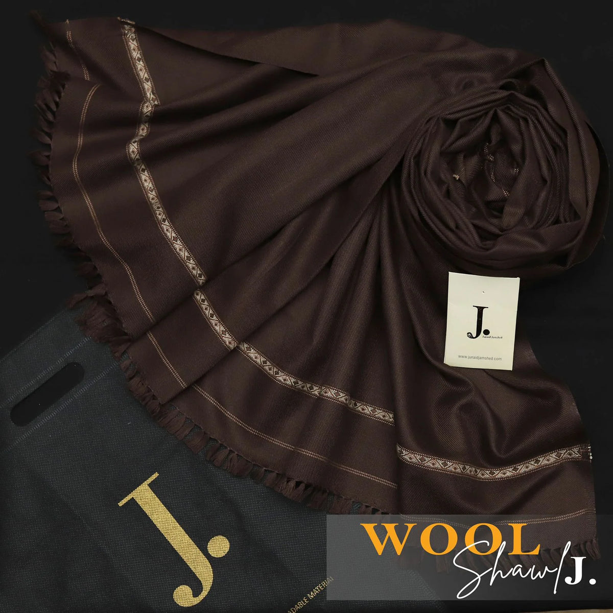 (Men's wool Shawl) 0256