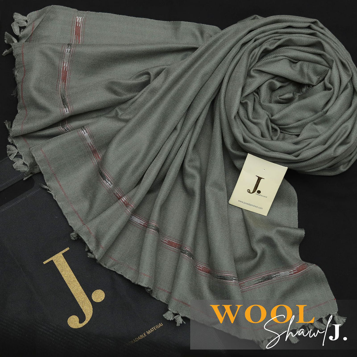 (Men's wool Shawl) 0259