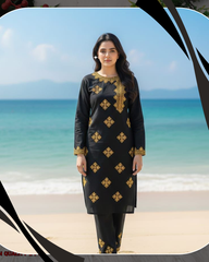 Embroidery Shirt sleeves and Trouser