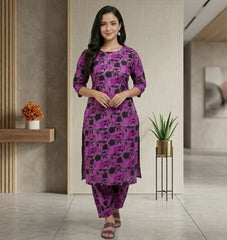 2 Piece  Lawn Digital Print Suit Design LS206