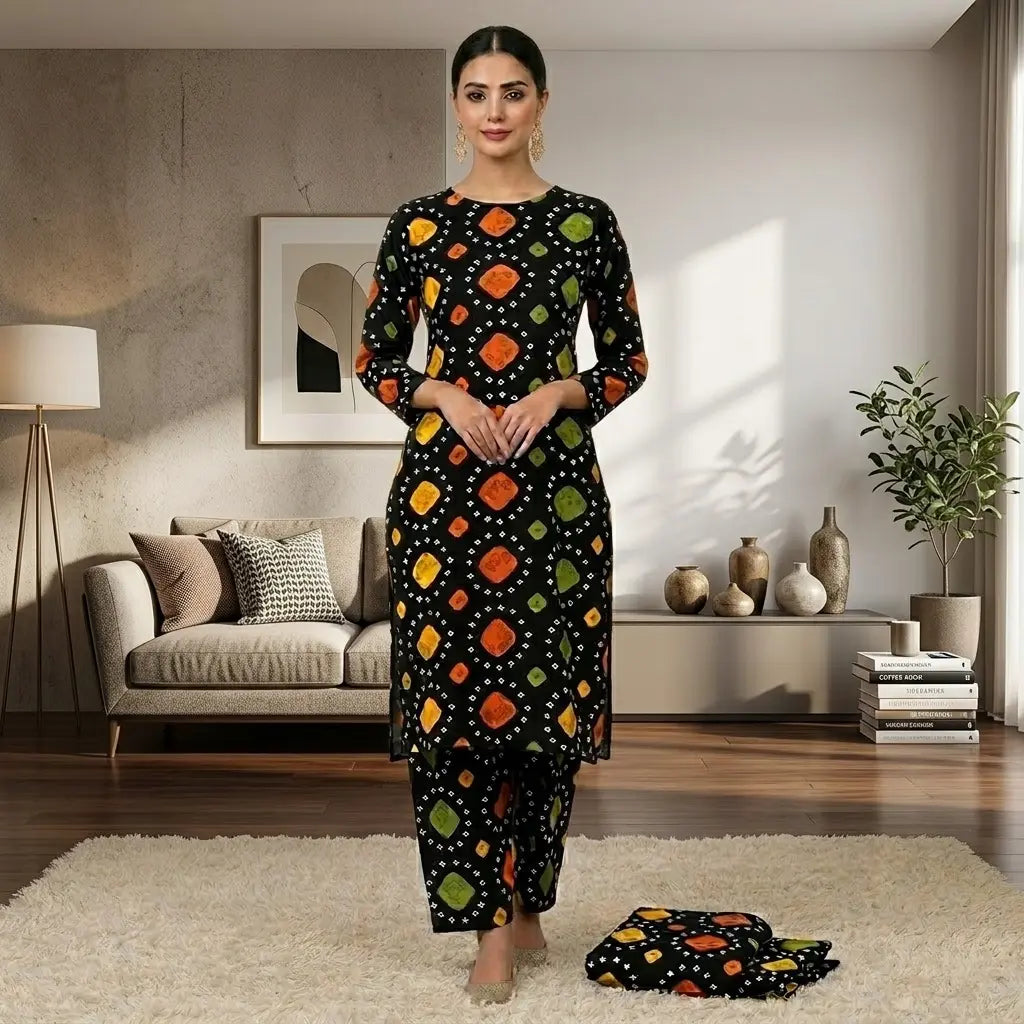 2 Piece LawnDigital  Print Suit Design LS219 – Elegant Ladies Summer Wear | Soft & Breathable Fabric