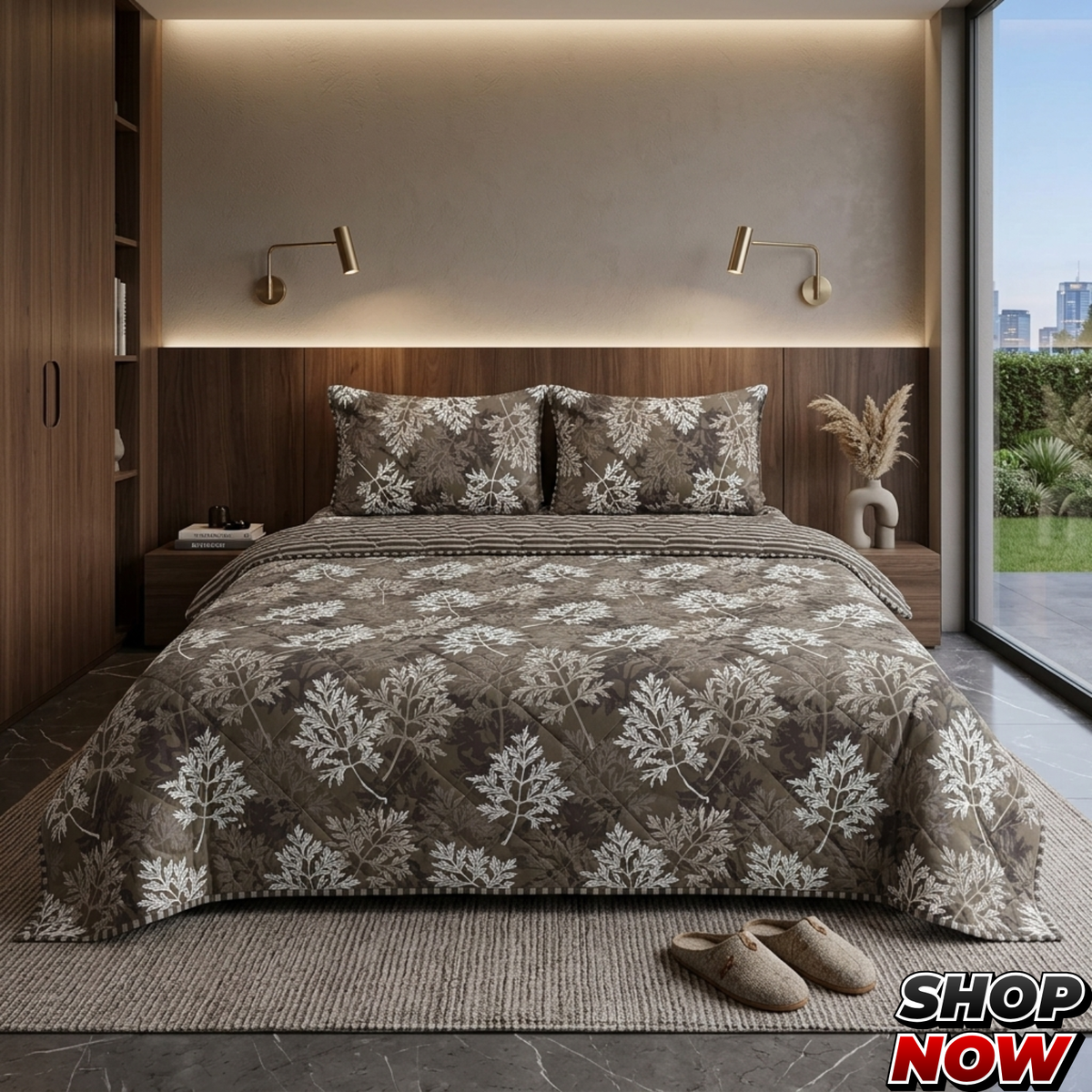 7 Pcs Comforter Set King Size Design KCC 00367
