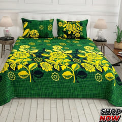 Cotton Satin King Size Bed Sheet STN 039