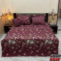 7 Pcs Comforter Set King Size Design KCC 00361