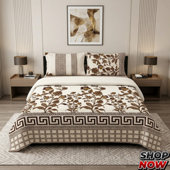 Cotton Satin King Size Bed Sheet STN 032