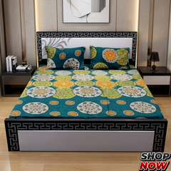 Cotton Satin King Size Bed Sheet STN 025