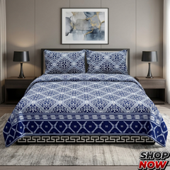 Cotton Satin King Size Bed Sheet STN 027