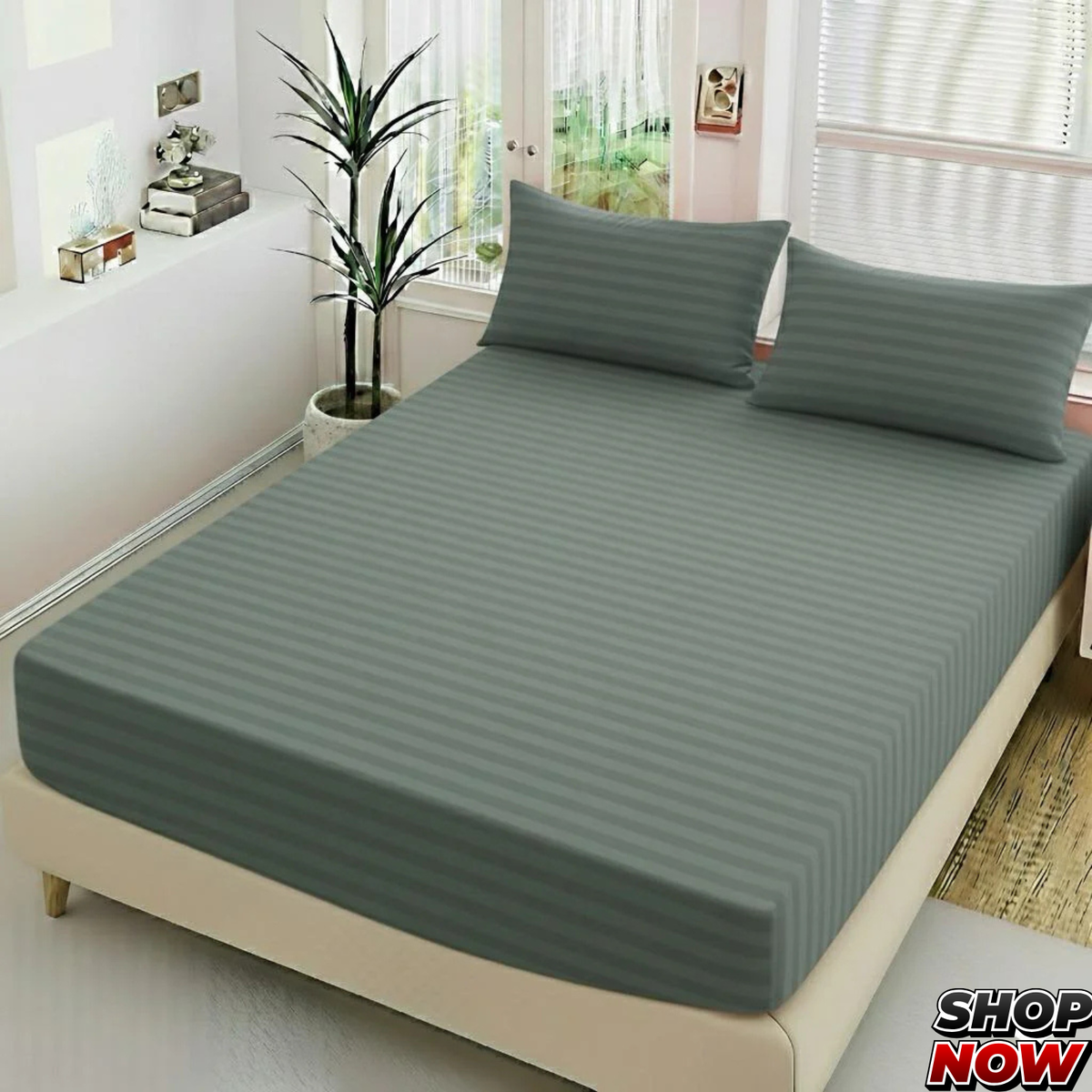 3Pc Fitted Sheet 597