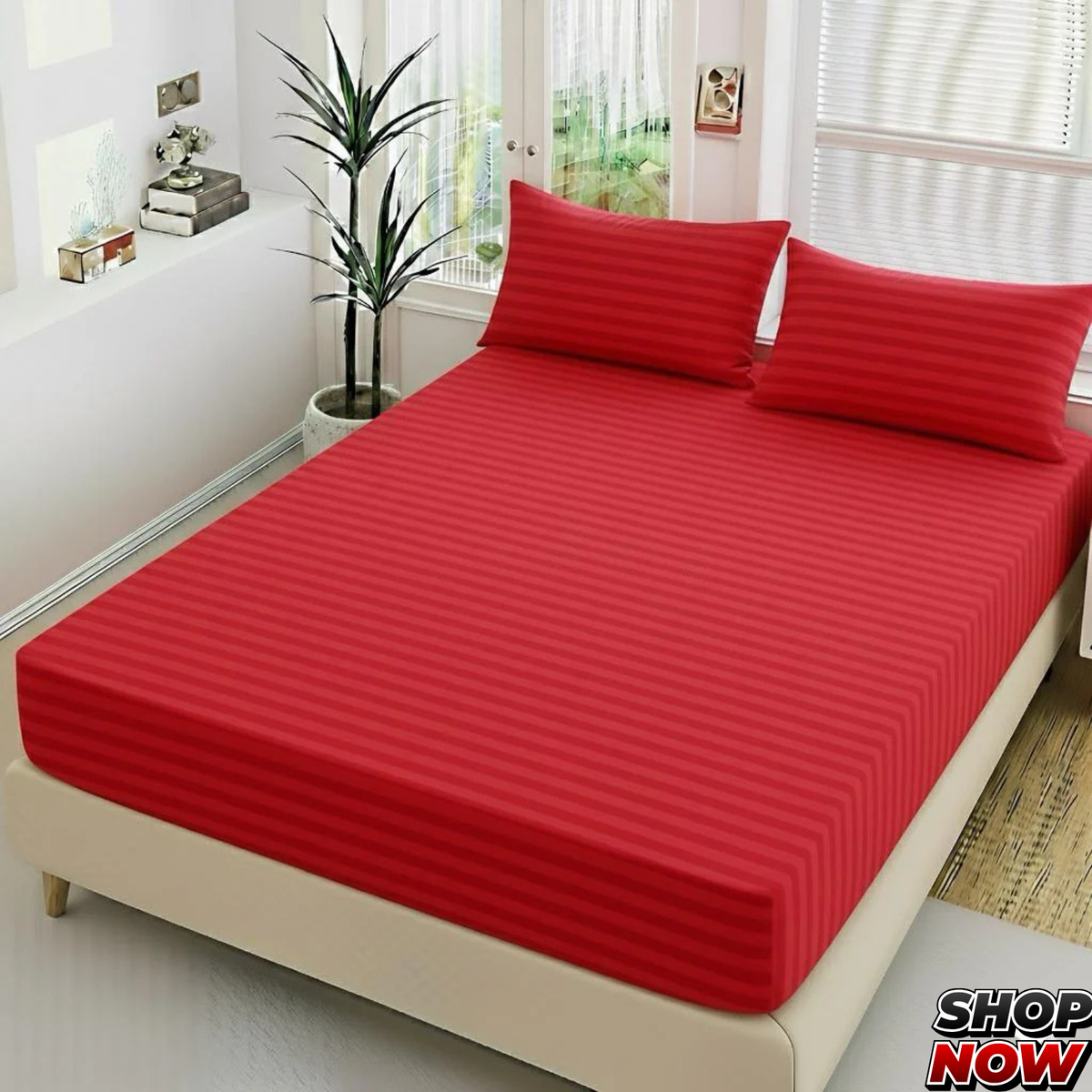 3Pc Fitted Sheet 596
