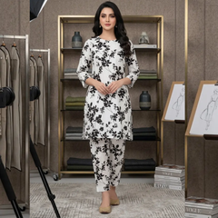 2 Piece LawnDigital  Print Suit Design LS216 – Stylish Ladies Summer Outfit | Soft & Breathable Fabric