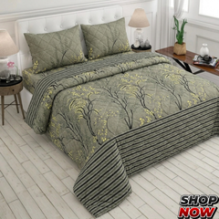 7 Pcs Comforter Set King Size Design KCC 00388