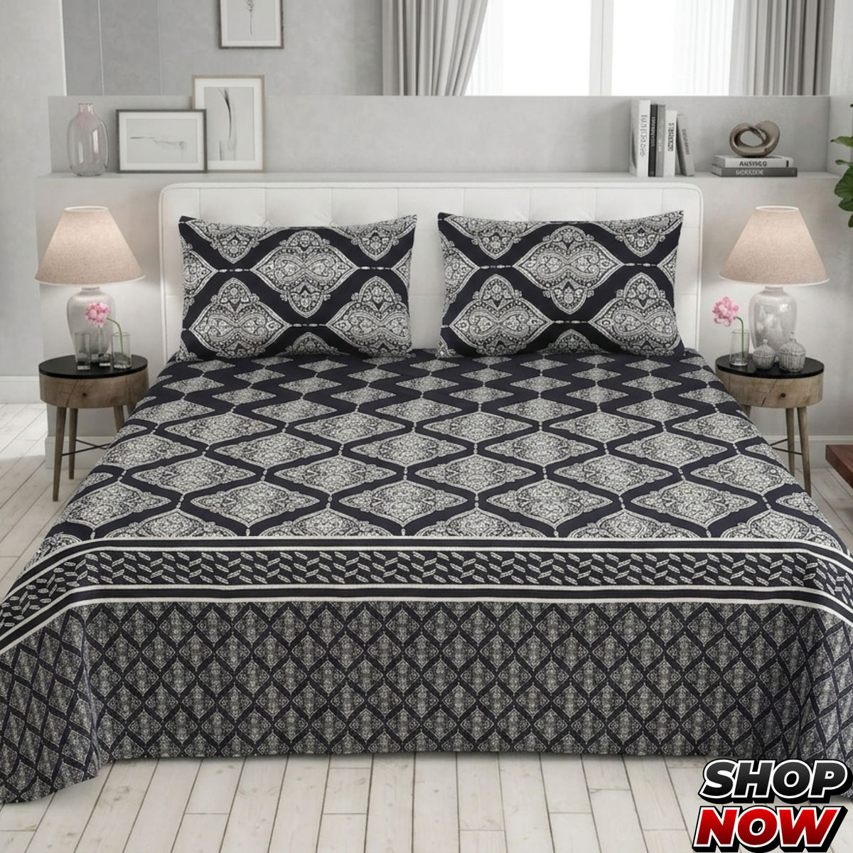 7 Pcs Comforter Set King Size Design KCC 00366