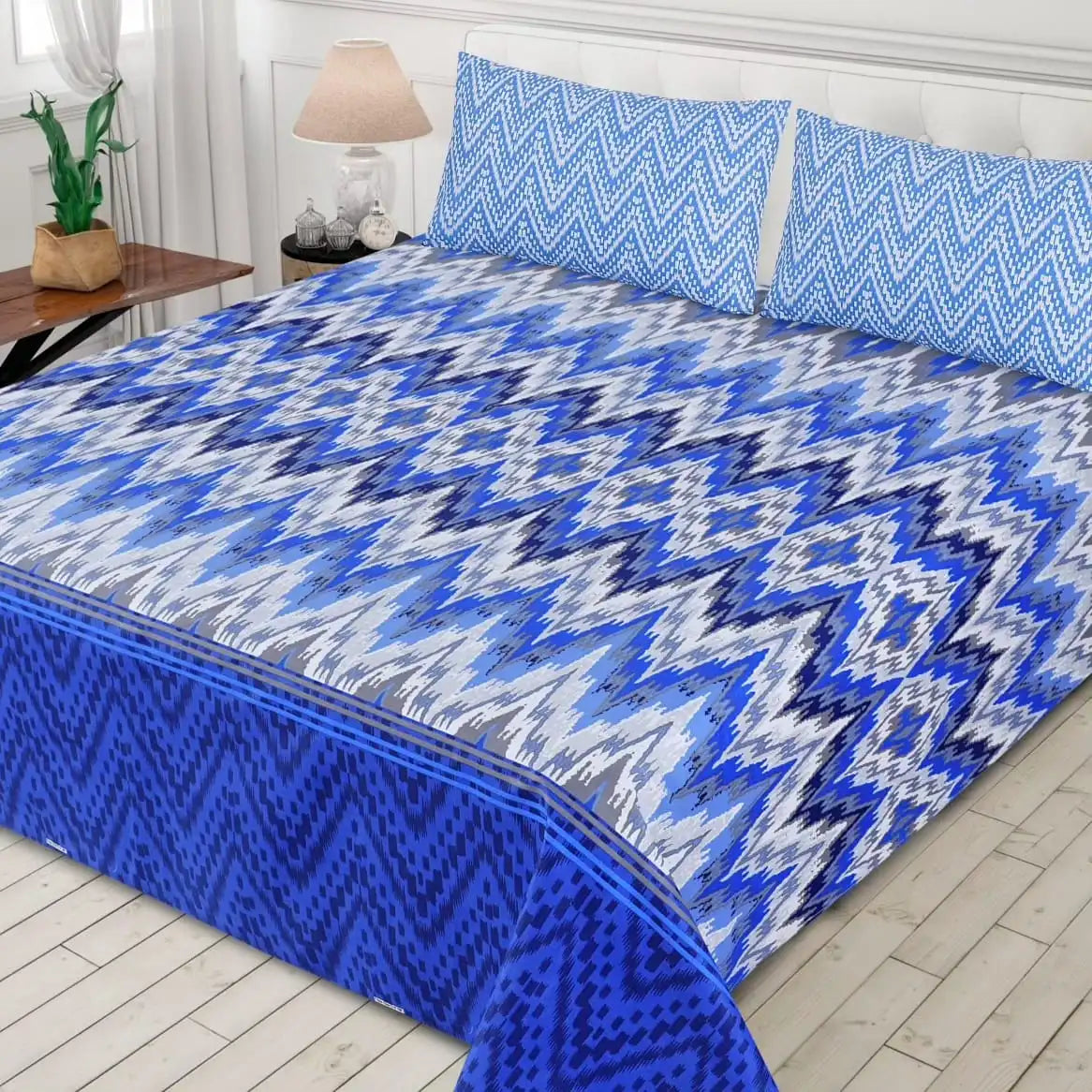 3 Pcs Cotton Bed sheet B 105