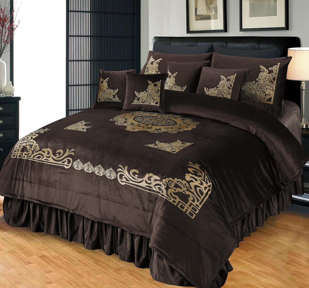 14 PCS VELVET BRIDE SETS VL 02