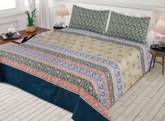 3 Pcs Cotton Bed sheet B 127